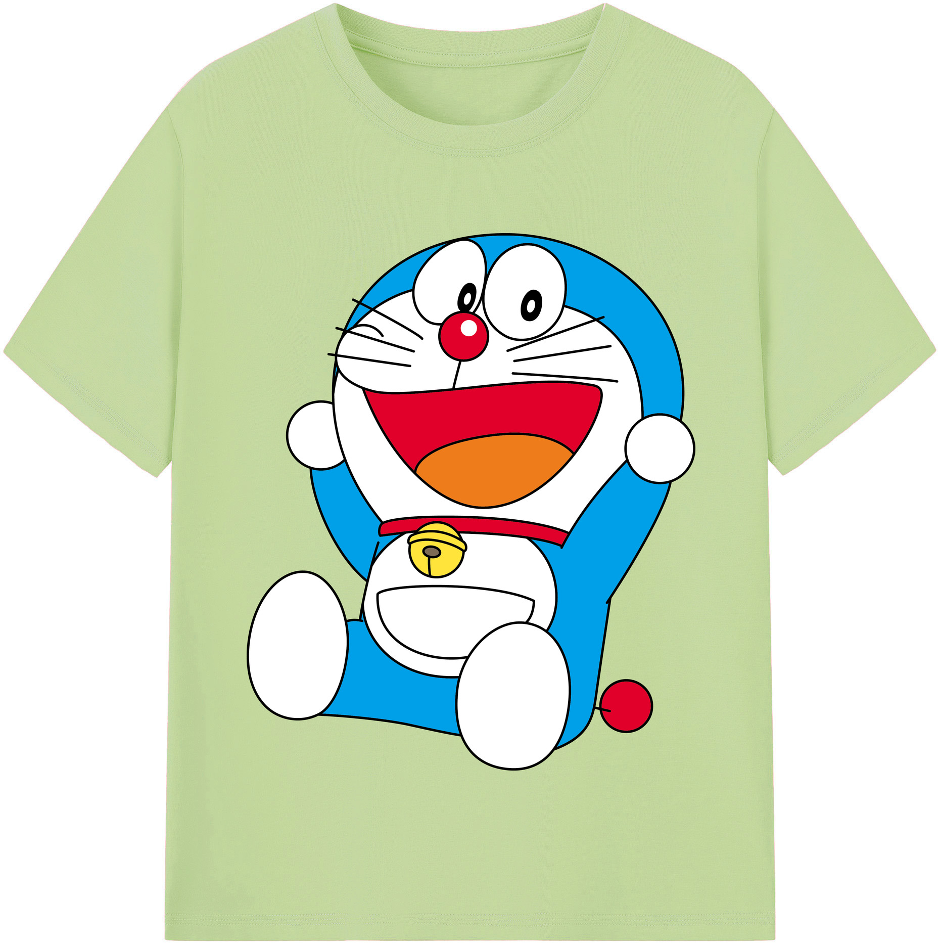 （画像用） ドラえもん Doraemon 綿100％半袖Tシャツ（フロントプリント）